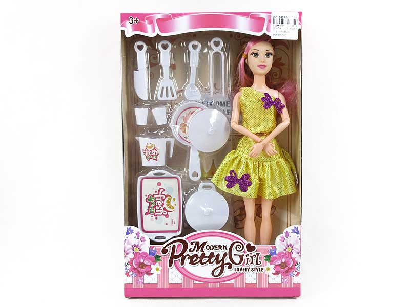 11inch Solid Body Doll Set toys