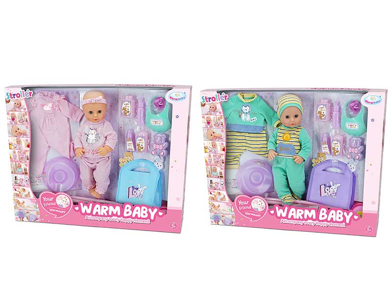 16inch Doll Set & Go-Cart(2S) toys