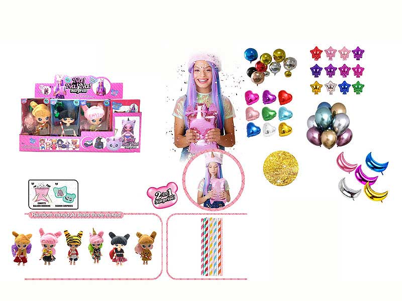 6inch Doll Set(12in1) toys