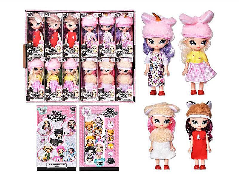 6inch Doll Set(12in1) toys