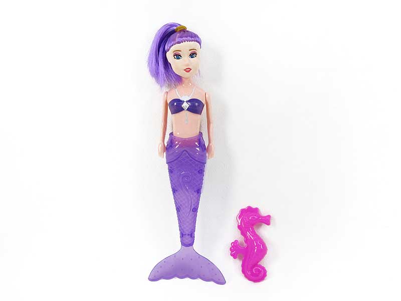 19.5CM Solid Body Mermaid Set(4S) toys