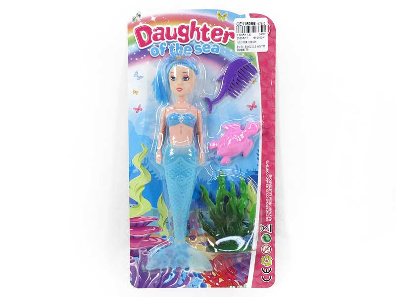 19.5cm Solid Body Mermaid Set(4S) toys