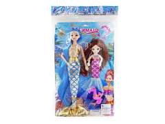 11inch Solid Body Mermaid & 6inch Solid Body Mermaid(2in1)