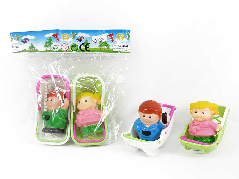 Doll & Cradle(2in1) toys