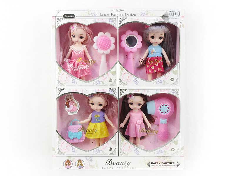 6inch Doll Set(4in1) toys