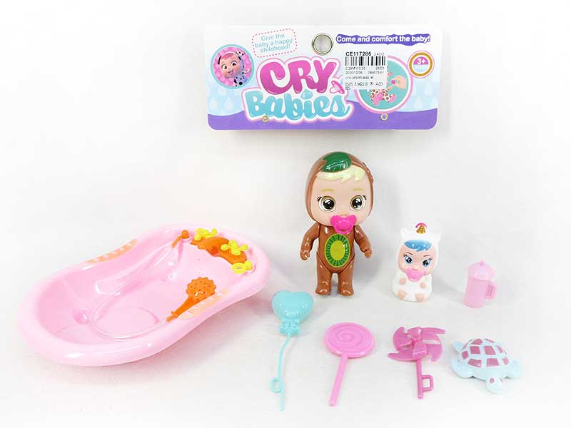 4.5inch Crying Baby Set(8S) toys