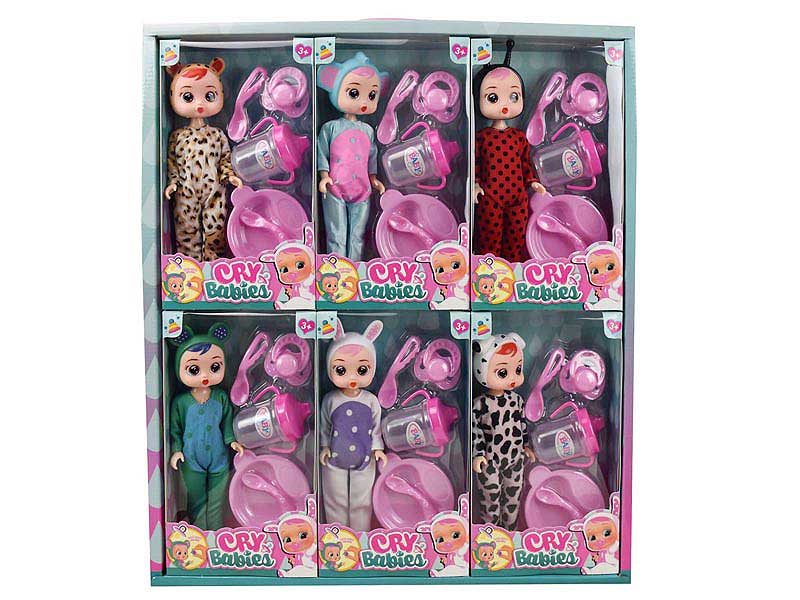 9inch Doll Set(6in1) toys