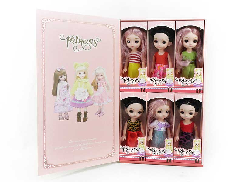 6inch Doll Set(6in1) toys