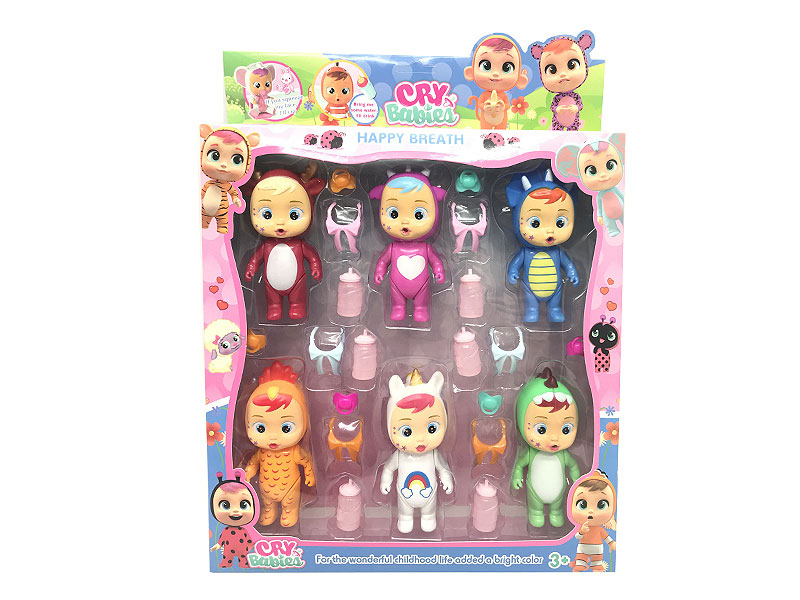 5.5inch Crying Baby(6in1) toys
