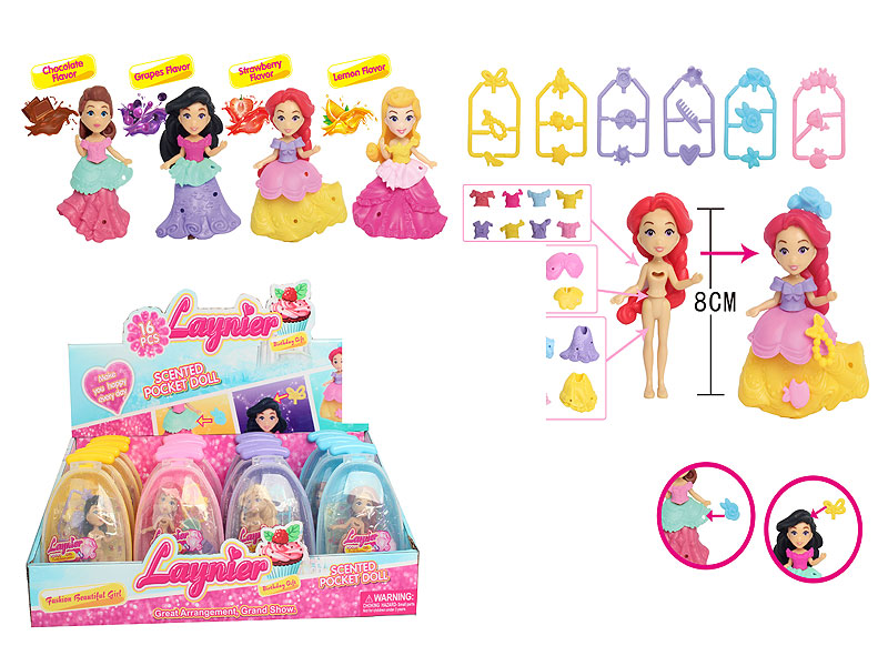 3.5inch Princess Set(16in1) toys
