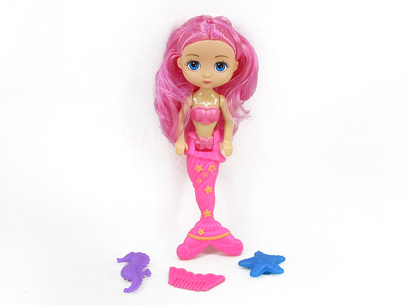 6inch Solid Body Mermaid Set(3C) toys