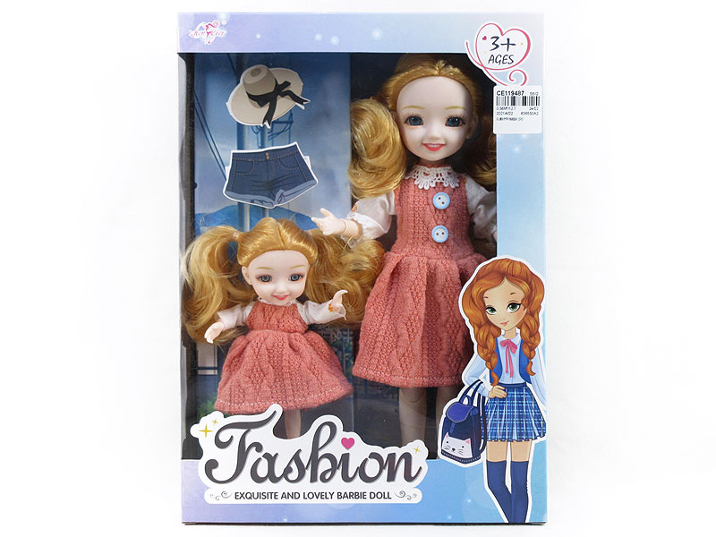 Doll Set(2in1) toys