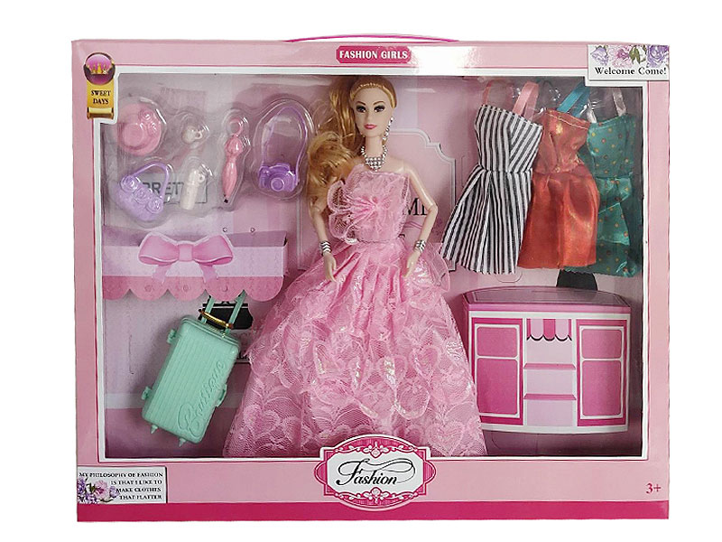 11inch Solid Body Doll Set toys