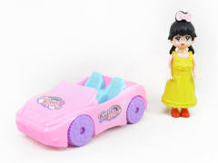 3inch Solid Body Doll & Car(3C)