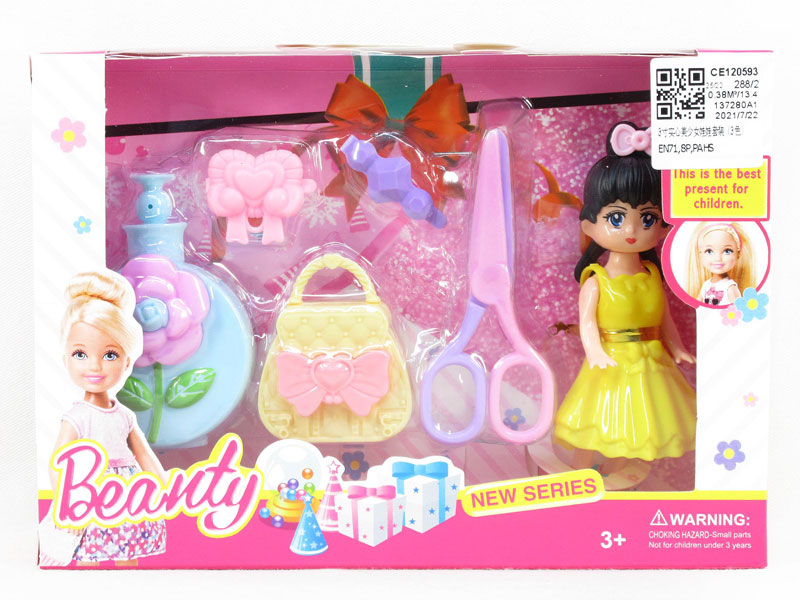 3inch Solid Body Doll Set(3C) toys