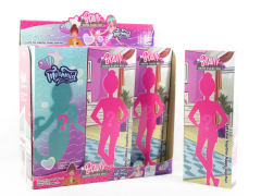 11inch Solid Body Doll Set(9in1)