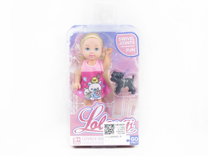 4.5inch Solid Body Doll Set(4S) toys