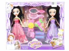 9inch Solid Body Doll Set(2in1)