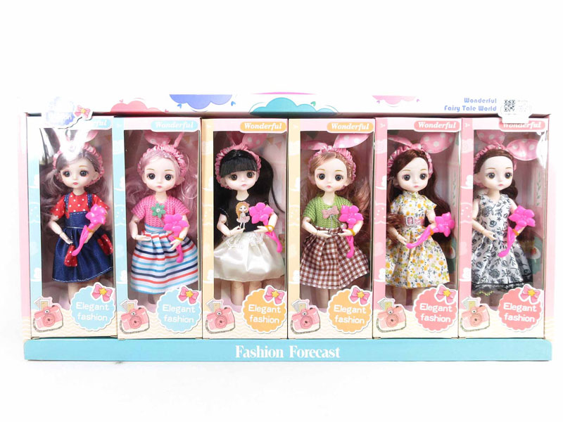 9inch Solid Body Doll(6in1) toys