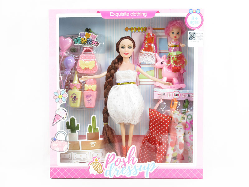 11.5inch Solid Body Pregnant Woman Set toys