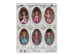 4.5inch Solid Body Doll(6in1)