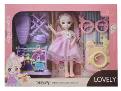 9inch Solid Body Doll Set(2S)