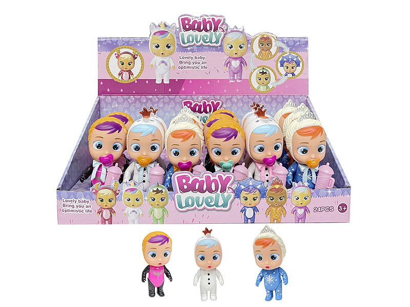 5inch Solid Body Crying Baby(24in1) toys