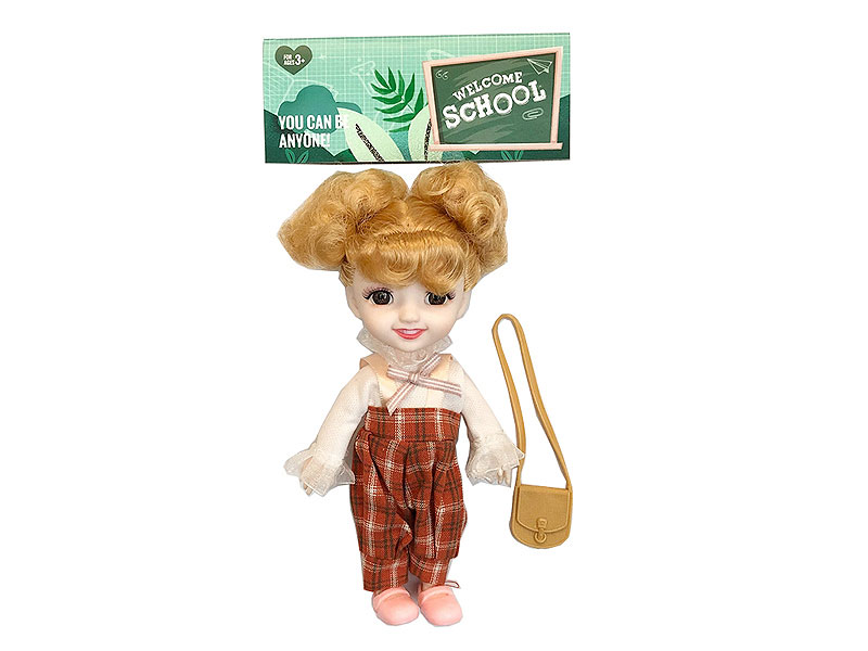 6inch Solid Body Doll Set toys