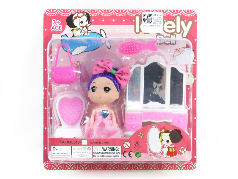 3inch Empty Body Doll Set toys