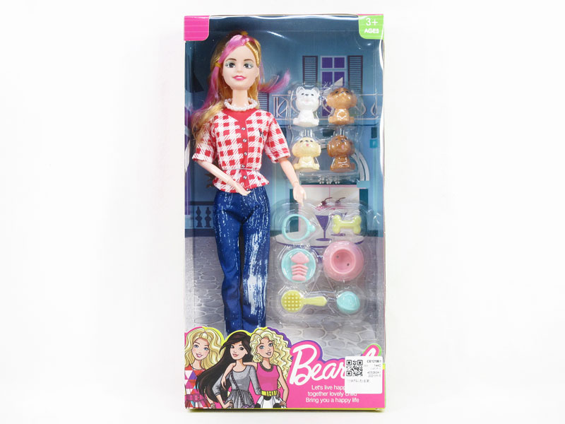 11inch Solid Body Doll Set(3S） toys