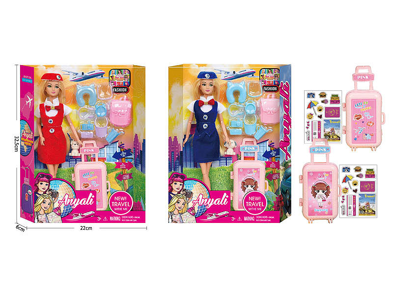 Solid Body Doll Set(2S) toys