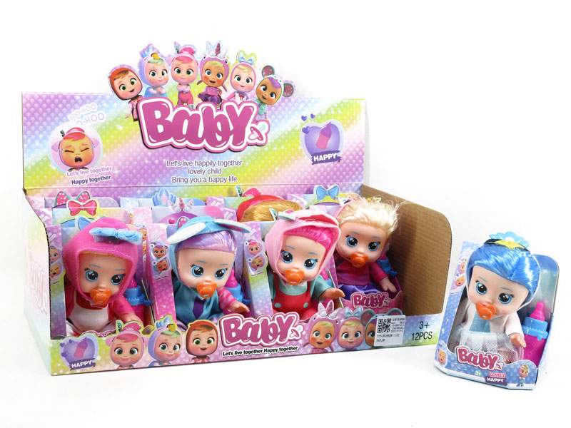 6inch Empty Body Cry Babys Set(12in1) toys