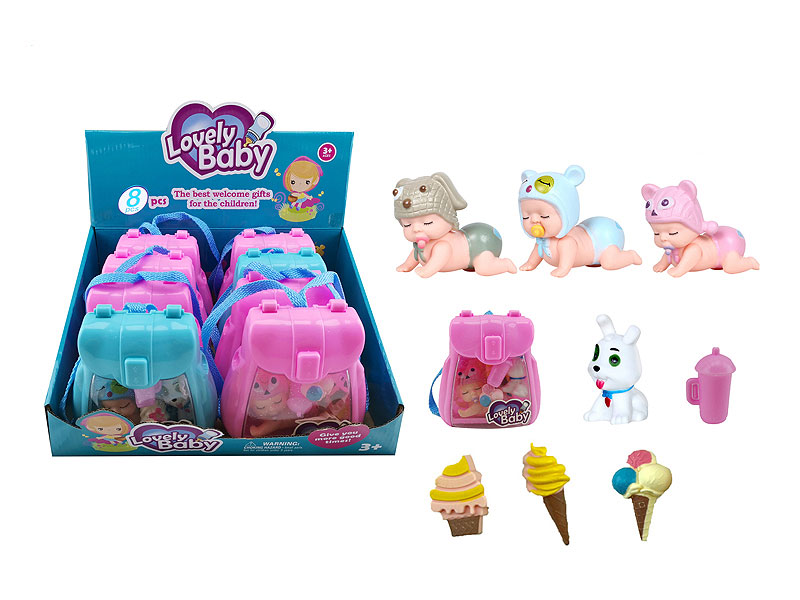 Doll Set(8in1) toys