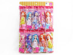 5inch Solid Body Doll Set(10in1)
