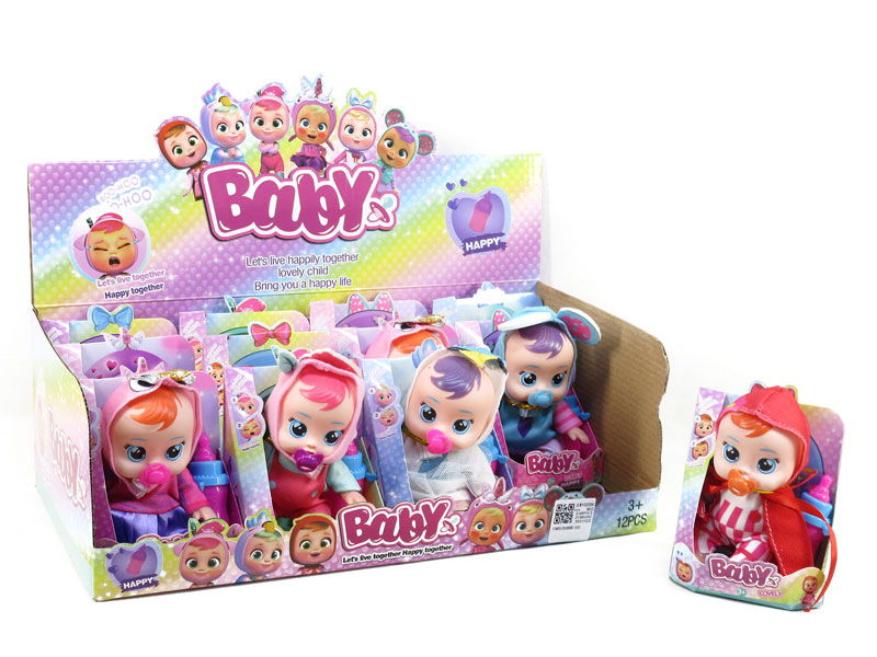 5inch Empty Body Cry Babys Set(12in1) toys