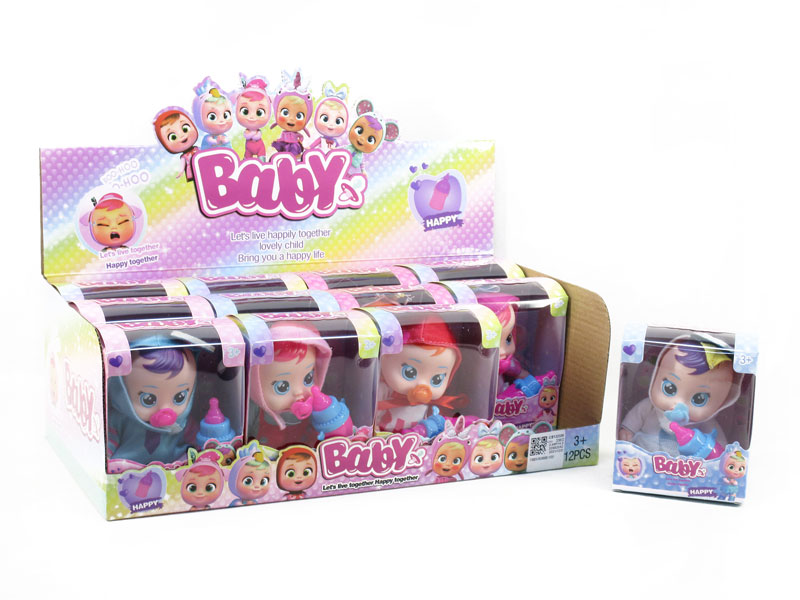 5inch Empty Body Cry Babys Set(12in1) toys