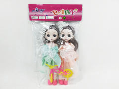 8inch Solid Body Doll Set(2in1)
