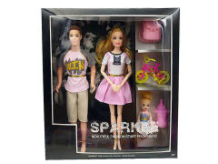 11.5inch Solid Body Doll Set(2in1)