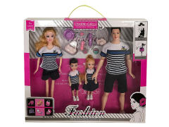 11.5inch Solid Body Doll Set(4in1)