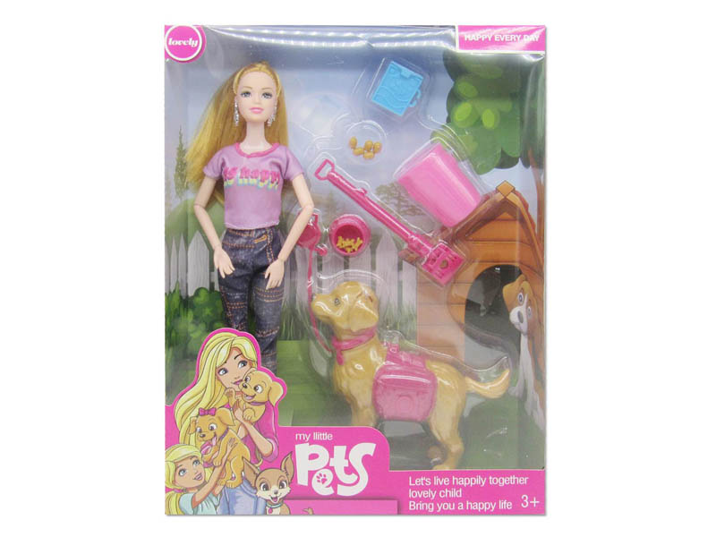 11inch Solid Body Doll Set toys