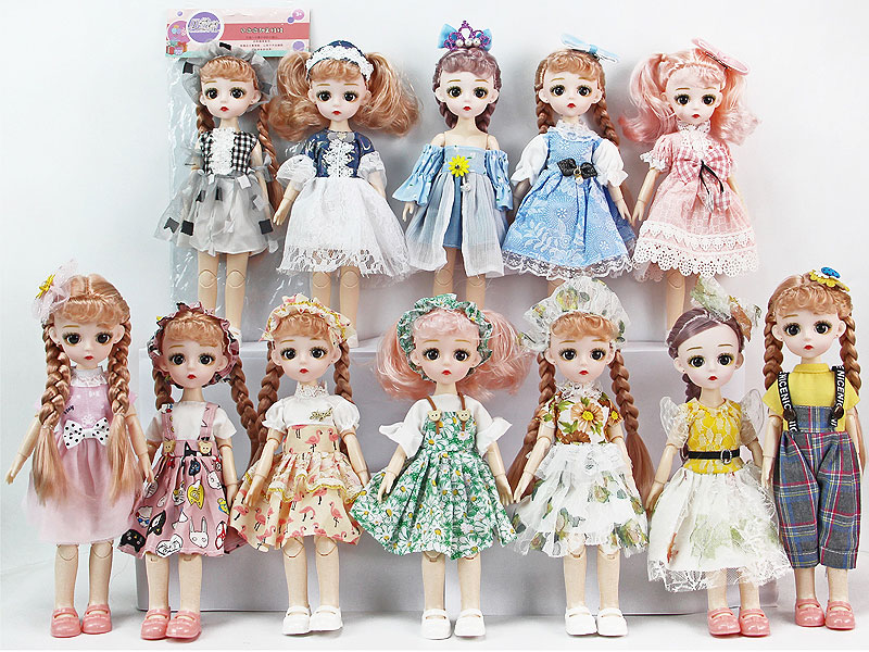 12inch  Solid Body Doll Set toys