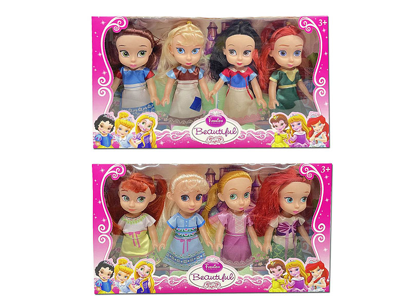 6inch Empty Body Doll Set(4in1) toys