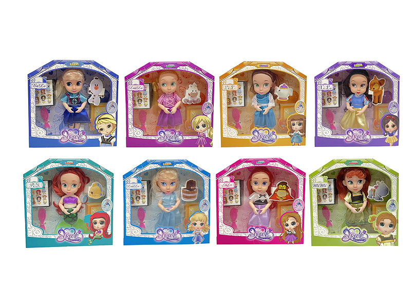 6inch Solid Body Doll Set(8S) toys