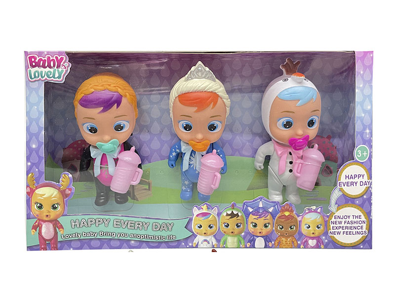 5inch Doll Set(3in1) toys