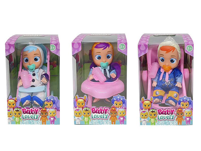 6inch Solid Body Doll Set(3S) toys