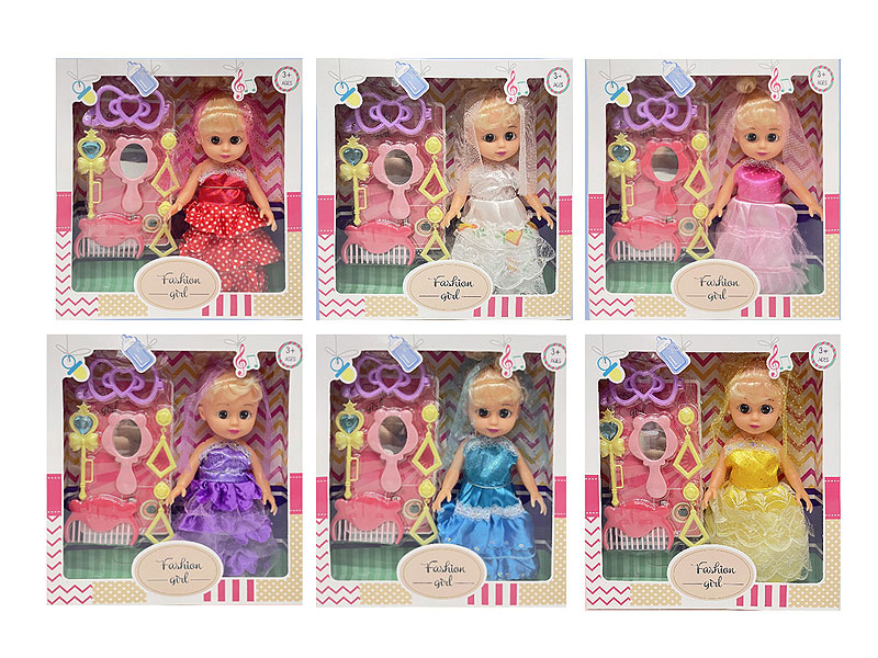10inch Empty Body Doll Set(6S) toys