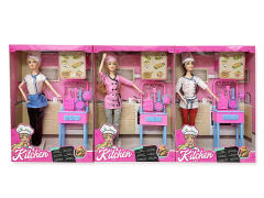 11inch Solid Body Doll Set(3S)