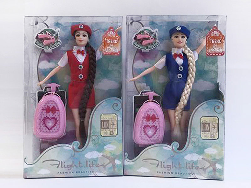 11inch Solid Body Doll Set(2C) toys
