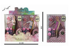 11inch Solid Body Doll Set(6in1)