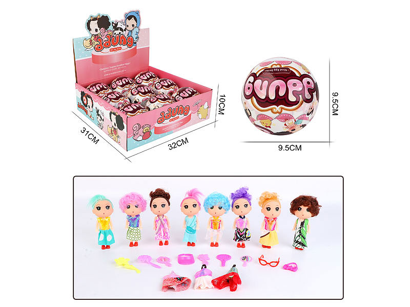 Doll Set(9in1) toys